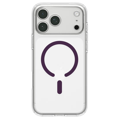 Θήκη MagSafe για Apple iPhone 18 Pro / 17 Pro, Spigen, Ultra Hybrid, Διαφανής Μπορντό ACS12335