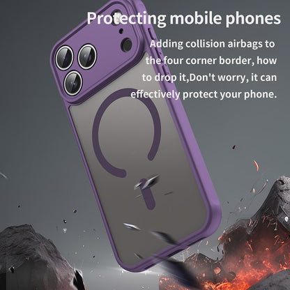 Θήκη MagSafe για Apple iPhone 18 Pro / 17 Pro, Techsuit, HaloFrost II, Μωβ