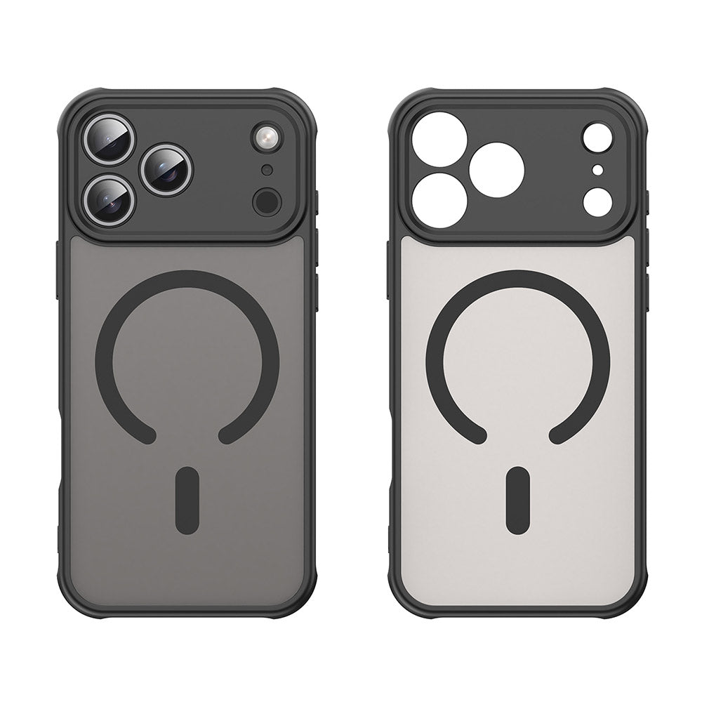 Θήκη MagSafe για Apple iPhone 18 Pro / 17 Pro, Techsuit, HaloFrost II, Μαύρη