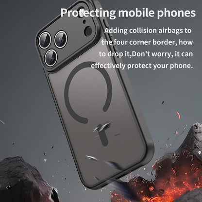 Θήκη MagSafe για Apple iPhone 18 Pro / 17 Pro, Techsuit, HaloFrost II, Μαύρη