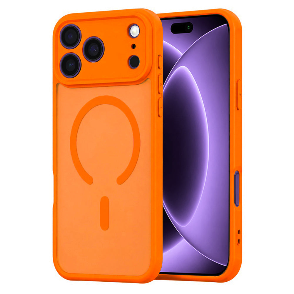 Θήκη MagSafe για Apple iPhone 18 Pro / 17 Pro, Techsuit, HaloFrost II, Πορτοκαλί