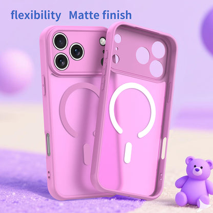 Θήκη MagSafe για Apple iPhone 18 Pro / 17 Pro, Techsuit, HaloFrost II, Ροζ