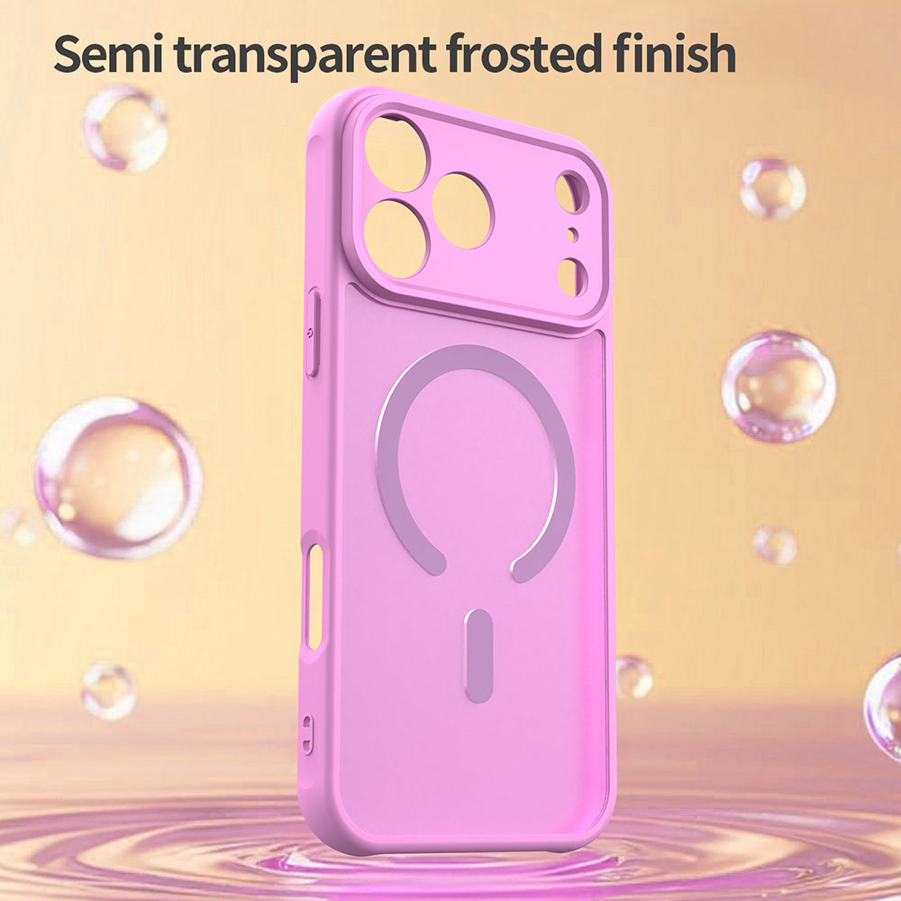 Θήκη MagSafe για Apple iPhone 18 Pro / 17 Pro, Techsuit, HaloFrost II, Ροζ
