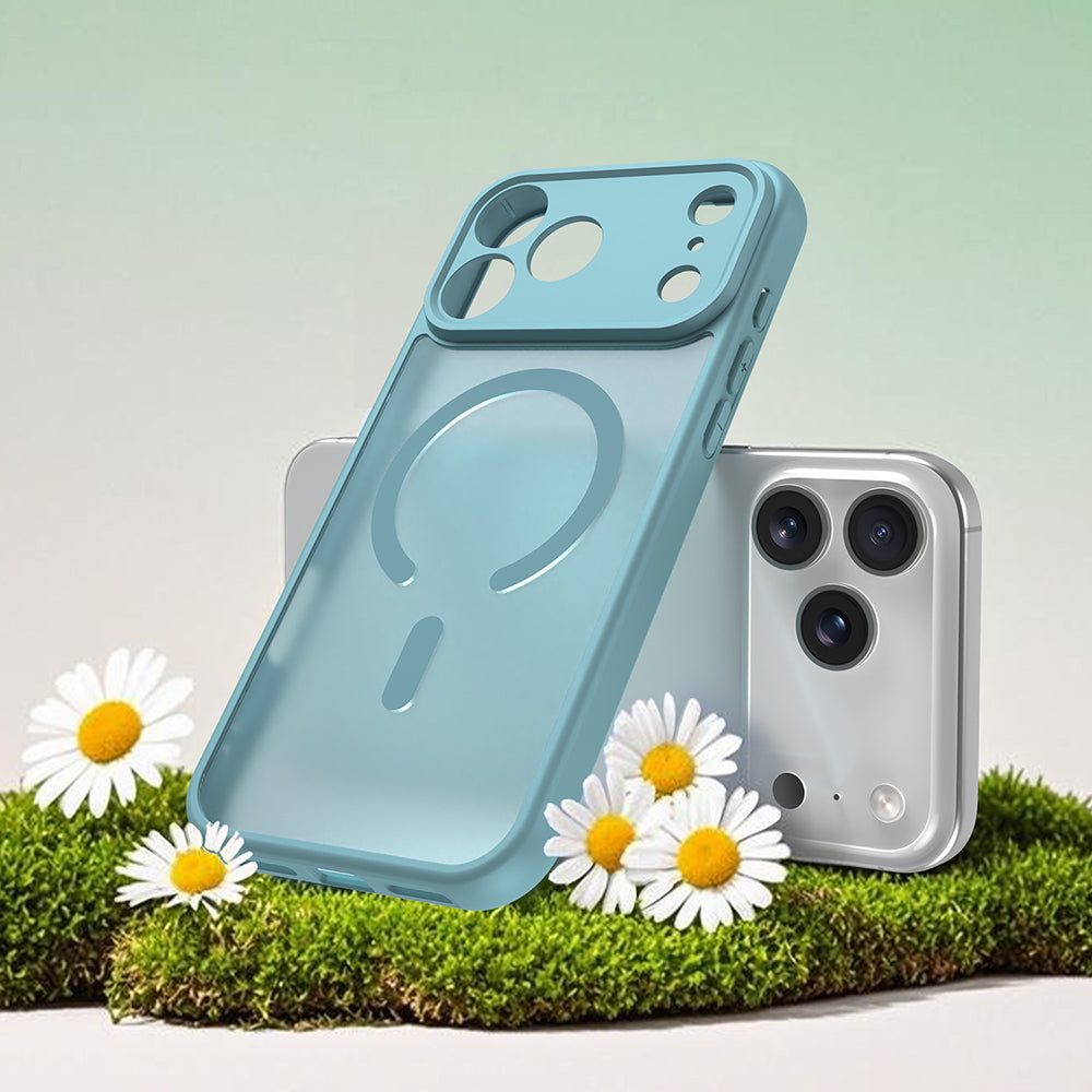 Θήκη MagSafe για Apple iPhone 18 Pro / 17 Pro, Techsuit, HaloFrost II, Ανοιχτό Πράσινο
