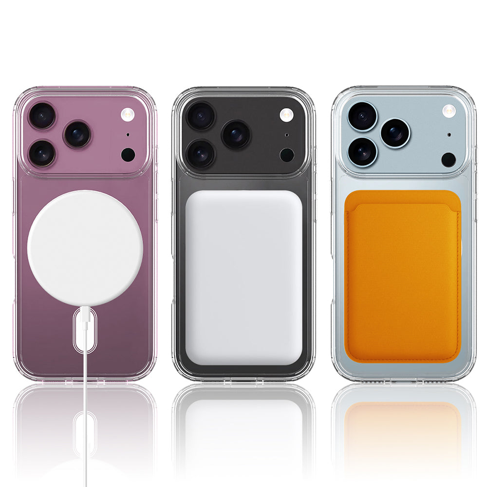MagSafe Case for Apple iPhone 18 Pro / 17 Pro, Techsuit, Pro, Transparent