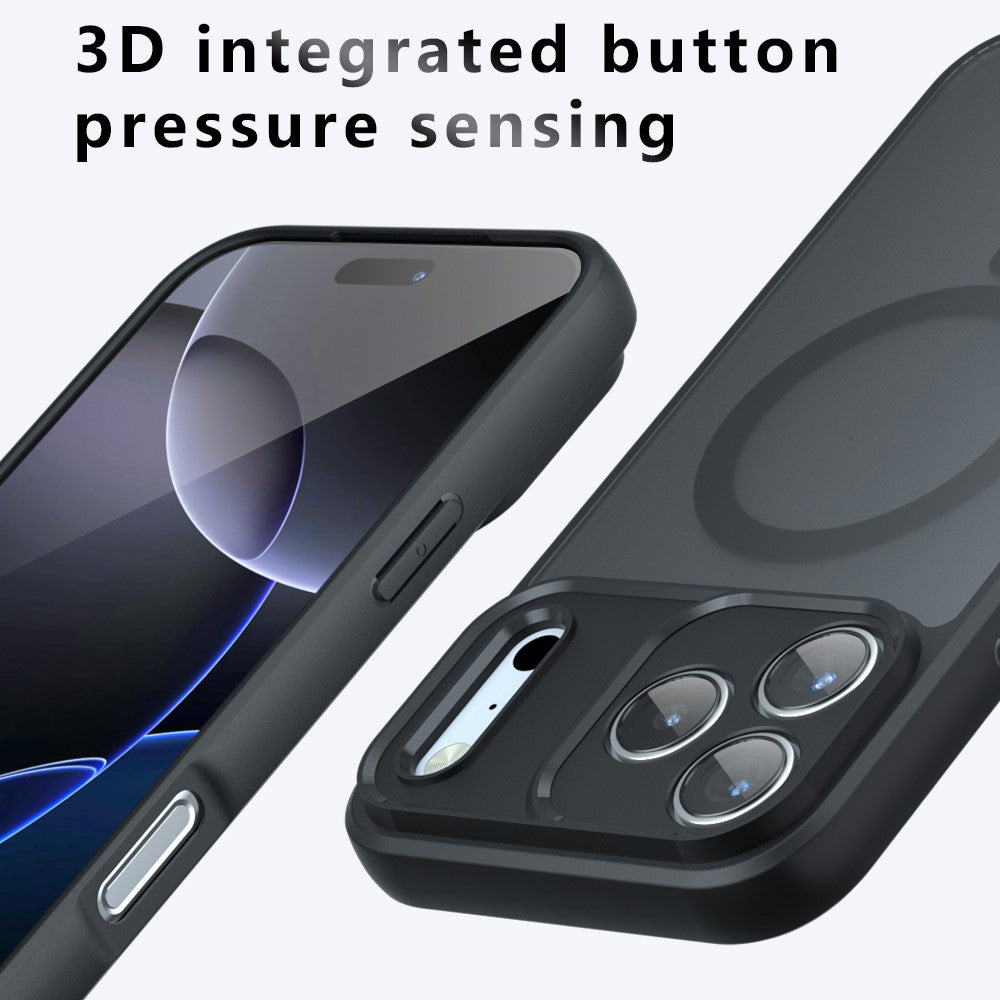MagSafe Case for Apple iPhone 18 Pro / 17 Pro, Techsuit, PureFrost, Satin Black