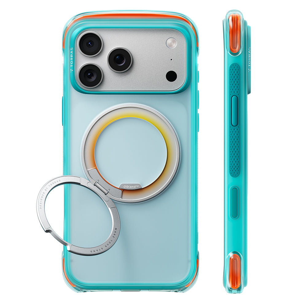 Θήκη MagSafe για Apple iPhone 18 Pro / 17 Pro, Torras, O3 Air Core, Τιρκουάζ