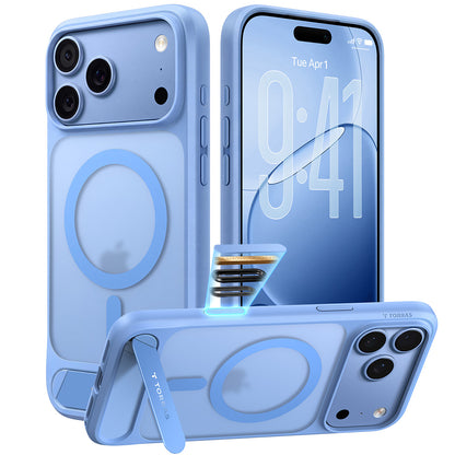Θήκη MagSafe για Apple iPhone 18 Pro / 17 Pro, Torras, Ostand L1 Guardian, Μπλε