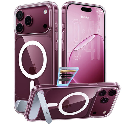 Θήκη MagSafe για Apple iPhone 18 Pro / 17 Pro, Torras, Ostand L1 Guardian, Διαφανής