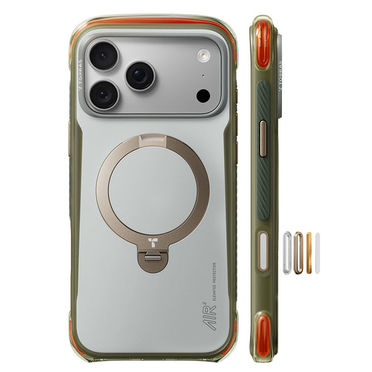 Θήκη MagSafe για Apple iPhone 18 Pro / 17 Pro, Torras, Ostand Q3 Air Pro, Λευκό