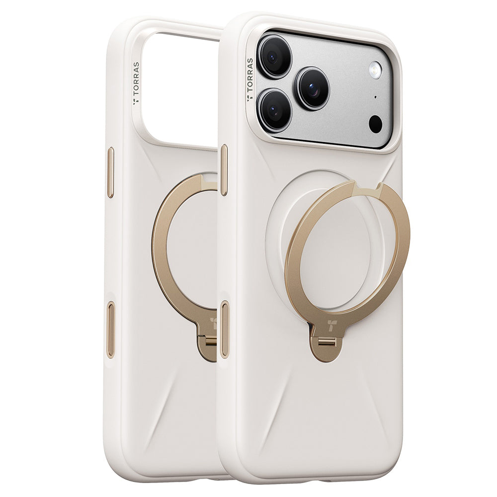 Θήκη MagSafe για Apple iPhone 18 Pro / 17 Pro, Torras, QPRO Σιλικόνη, Λευκό