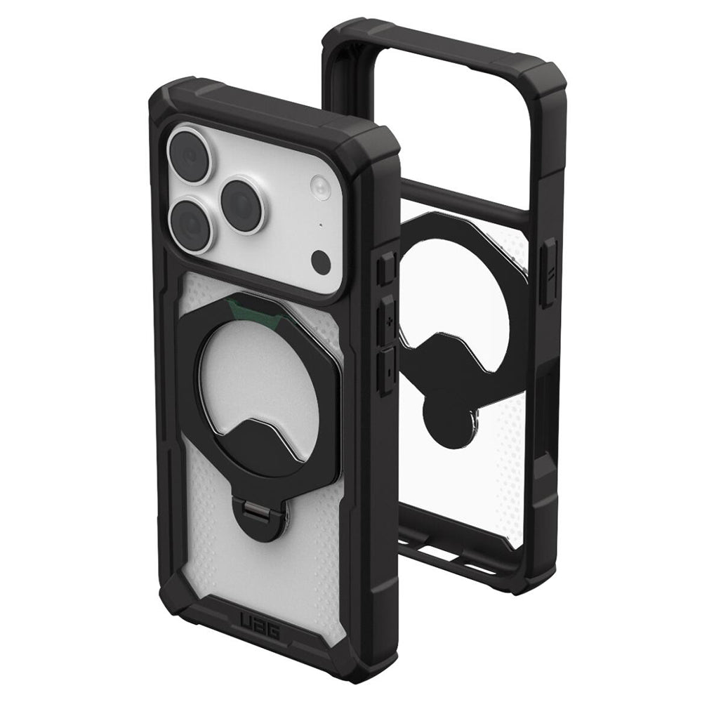 MagSafe Case for Apple iPhone 18 Pro / 17 Pro, Urban Armor Gear, Plasma XTE, Transparent Black