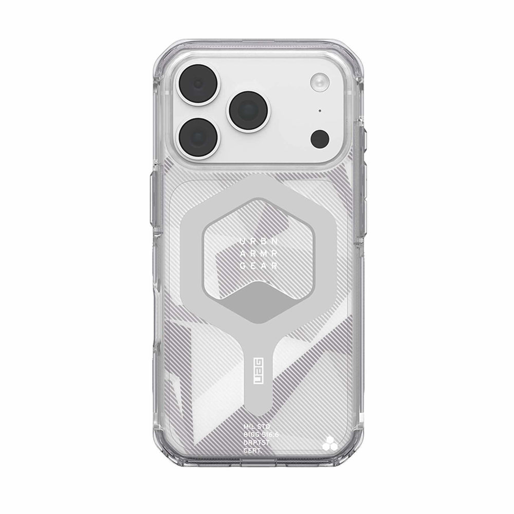 MagSafe Case for Apple iPhone 18 Pro / 17 Pro, Urban Armor Gear, Plyo, Silver