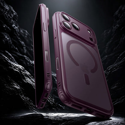 MagSafe Case for Apple iPhone 18 Pro, ESR, Classic Hybrid, Dark Satin Burgundy