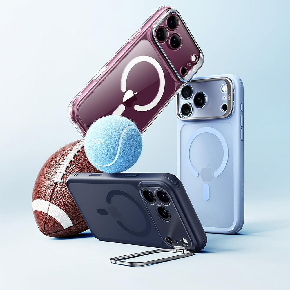 Θήκη MagSafe για Apple iPhone 18 Pro Max / 17 Pro Max, ESR, Classic Hybrid Kickstand, Σκούρο Βυσσινί Ματ