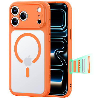 MagSafe Case for Apple iPhone 18 Pro Max / 17 Pro Max, ESR, Classic Hybrid, Satin Orange