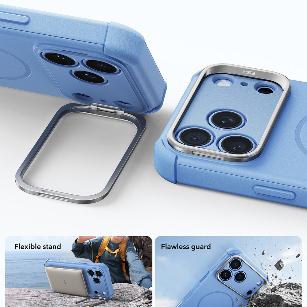Θήκη MagSafe για Apple iPhone 18 Pro Max / 17 Pro Max, ESR, Cyber Armor Kickstand, Μπλε