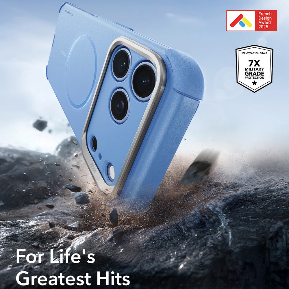 Θήκη MagSafe για Apple iPhone 18 Pro Max / 17 Pro Max, ESR, Cyber Armor Kickstand, Μπλε