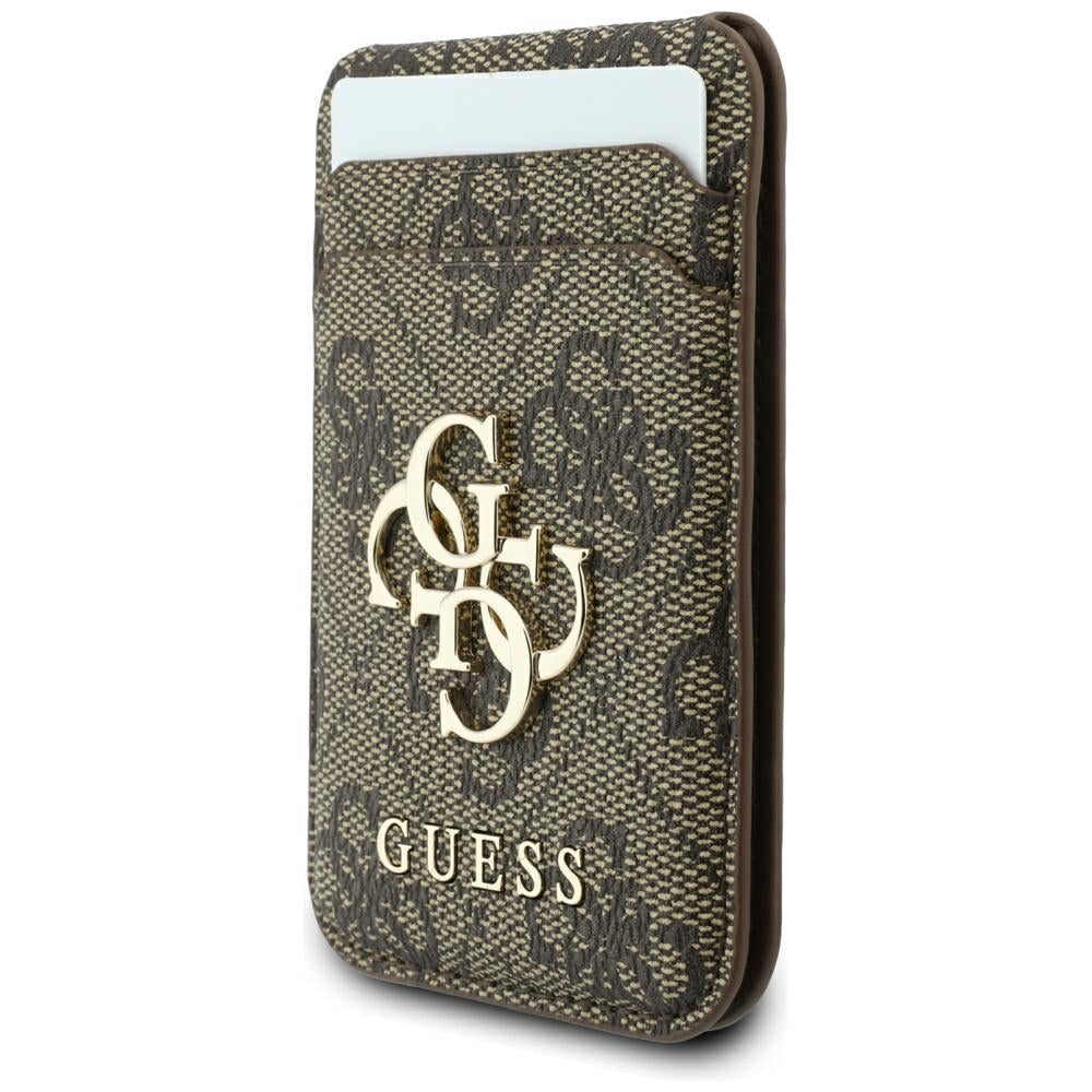 Θήκη MagSafe για Apple iPhone 18 Pro Max / 17 Pro Max, Guess, 4G Cardslot, Καφέ