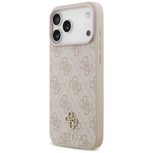 Θήκη MagSafe για Apple iPhone 18 Pro Max / 17 Pro Max, Guess, 4G Small and Classic, Ροζ