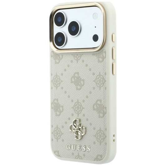 Θήκη MagSafe για Apple iPhone 18 Pro Max / 17 Pro Max, Guess, Peony 4G Small Logo, Μπεζ
