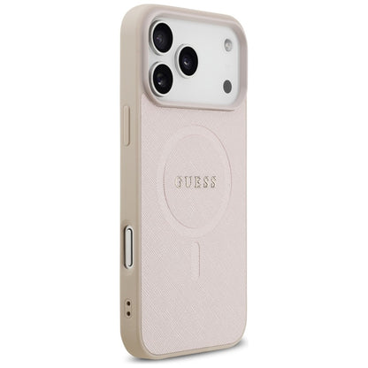 MagSafe Case for Apple iPhone 18 Pro Max / 17 Pro Max, Guess, Saffiano, Pink