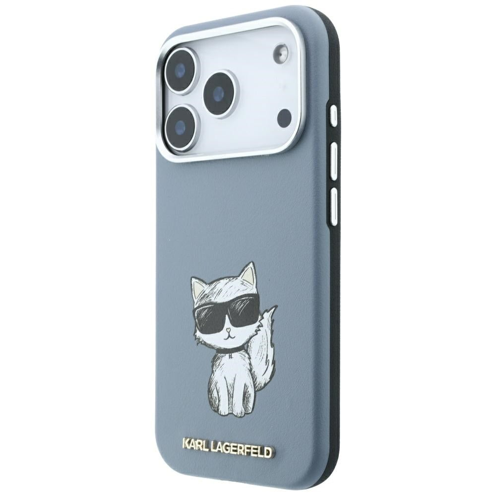 Θήκη MagSafe για Apple iPhone 18 Pro Max / 17 Pro Max, Karl Lagerfeld, Choupette Sketch, Bleu