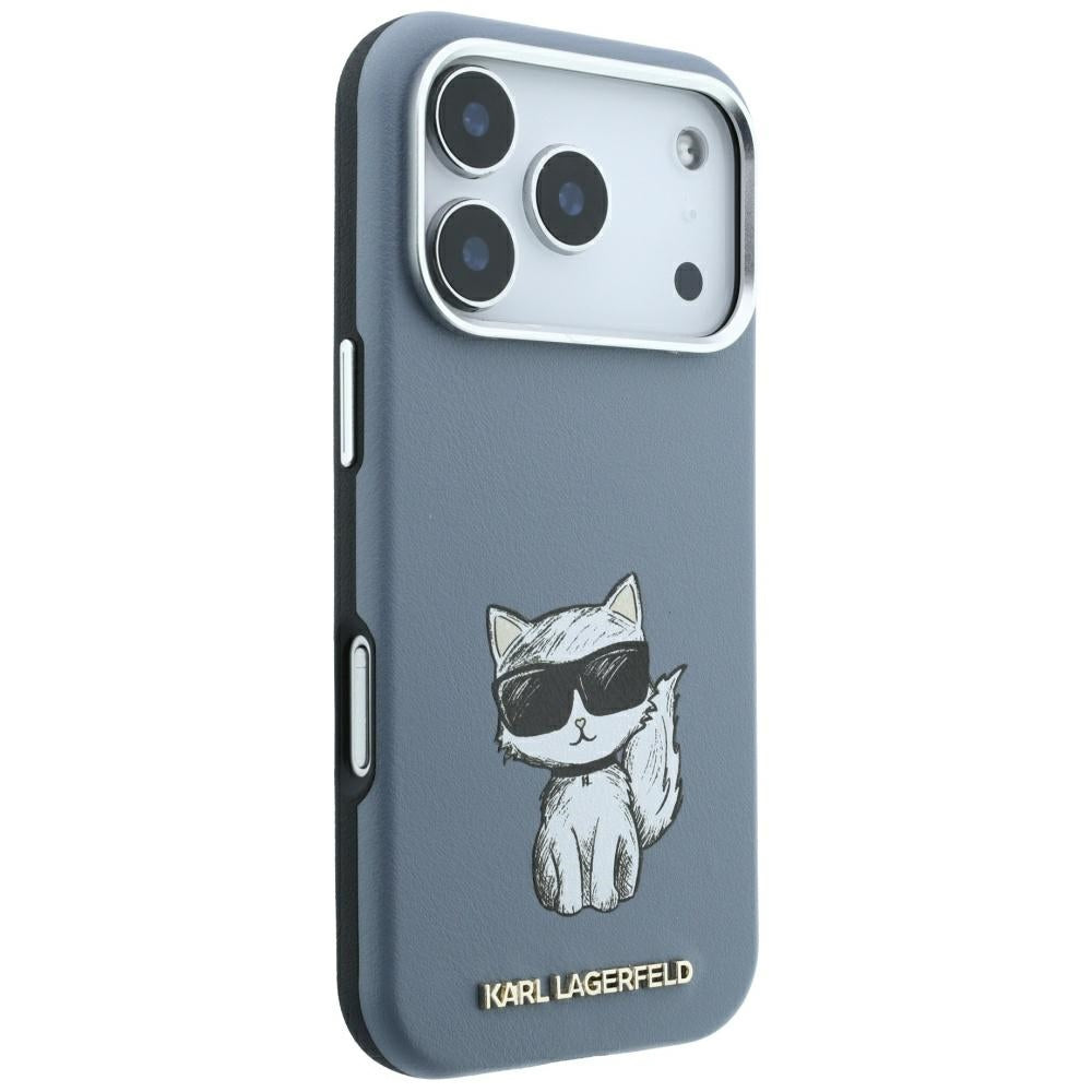 Θήκη MagSafe για Apple iPhone 18 Pro Max / 17 Pro Max, Karl Lagerfeld, Choupette Sketch, Bleu