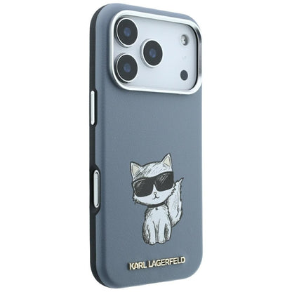 Θήκη MagSafe για Apple iPhone 18 Pro Max / 17 Pro Max, Karl Lagerfeld, Choupette Sketch, Bleu