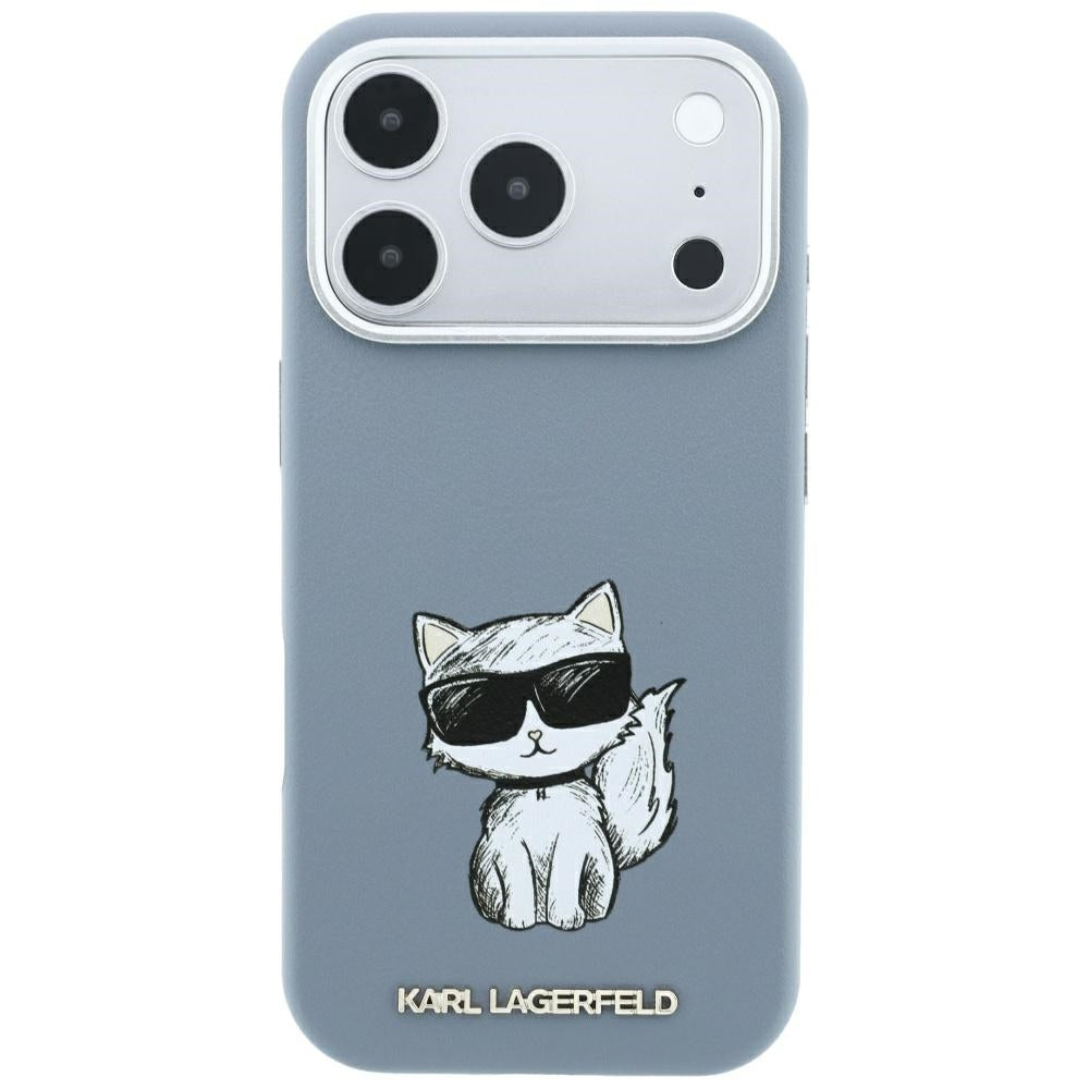 Θήκη MagSafe για Apple iPhone 18 Pro Max / 17 Pro Max, Karl Lagerfeld, Choupette Sketch, Bleu
