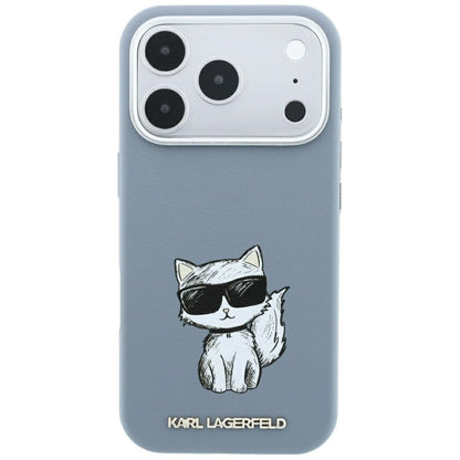 Θήκη MagSafe για Apple iPhone 18 Pro Max / 17 Pro Max, Karl Lagerfeld, Choupette Sketch, Bleu
