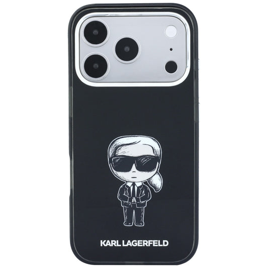 Θήκη MagSafe για Apple iPhone 18 Pro Max / 17 Pro Max, Karl Lagerfeld, HC IML Ikonik Sketch Print, Μαύρο