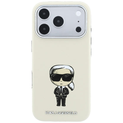 Θήκη MagSafe για Apple iPhone 18 Pro Max / 17 Pro Max, Karl Lagerfeld, Ikonik Sketch, Μπεζ