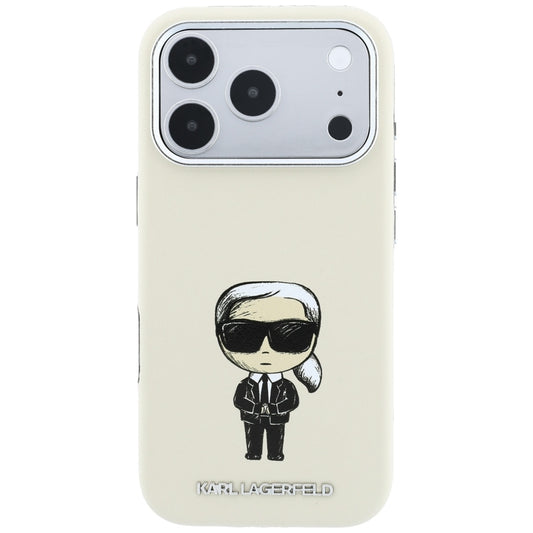 Θήκη MagSafe για Apple iPhone 18 Pro Max / 17 Pro Max, Karl Lagerfeld, Ikonik Sketch, Μπεζ