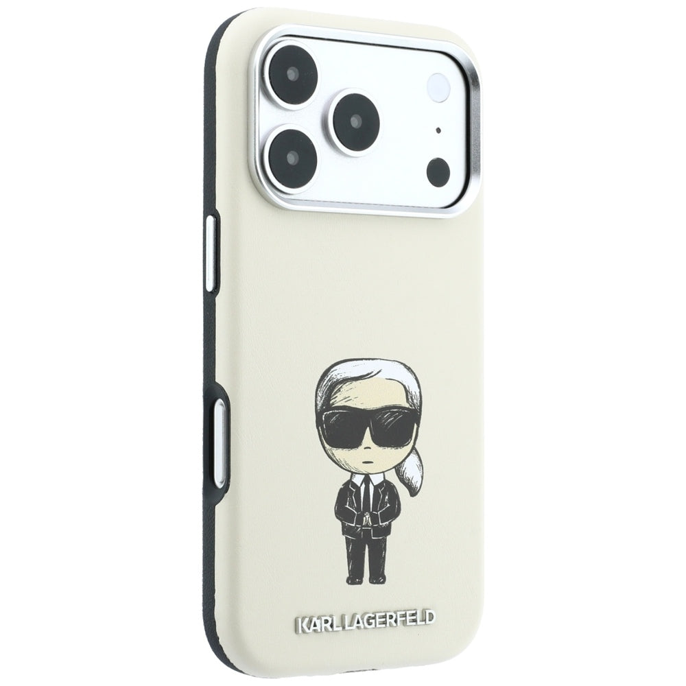 Θήκη MagSafe για Apple iPhone 18 Pro Max / 17 Pro Max, Karl Lagerfeld, Ikonik Sketch, Μπεζ