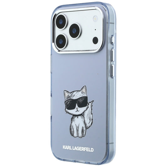 Θήκη MagSafe για Apple iPhone 18 Pro Max / 17 Pro Max, Karl Lagerfeld, IML Choupette Body Sketch Print, Μπλε