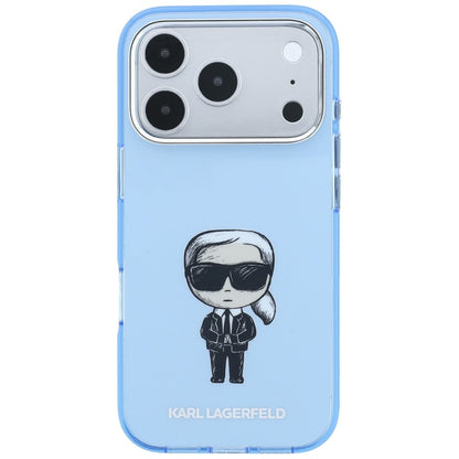 Θήκη MagSafe για Apple iPhone 18 Pro Max / 17 Pro Max, Karl Lagerfeld, IML Ikonik Sketch Print, Μπλε