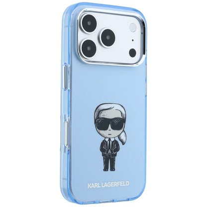 Θήκη MagSafe για Apple iPhone 18 Pro Max / 17 Pro Max, Karl Lagerfeld, IML Ikonik Sketch Print, Μπλε
