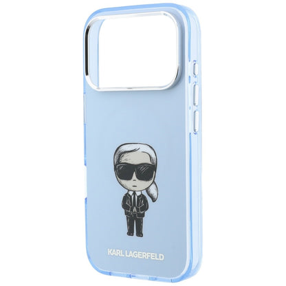 Θήκη MagSafe για Apple iPhone 18 Pro Max / 17 Pro Max, Karl Lagerfeld, IML Ikonik Sketch Print, Μπλε