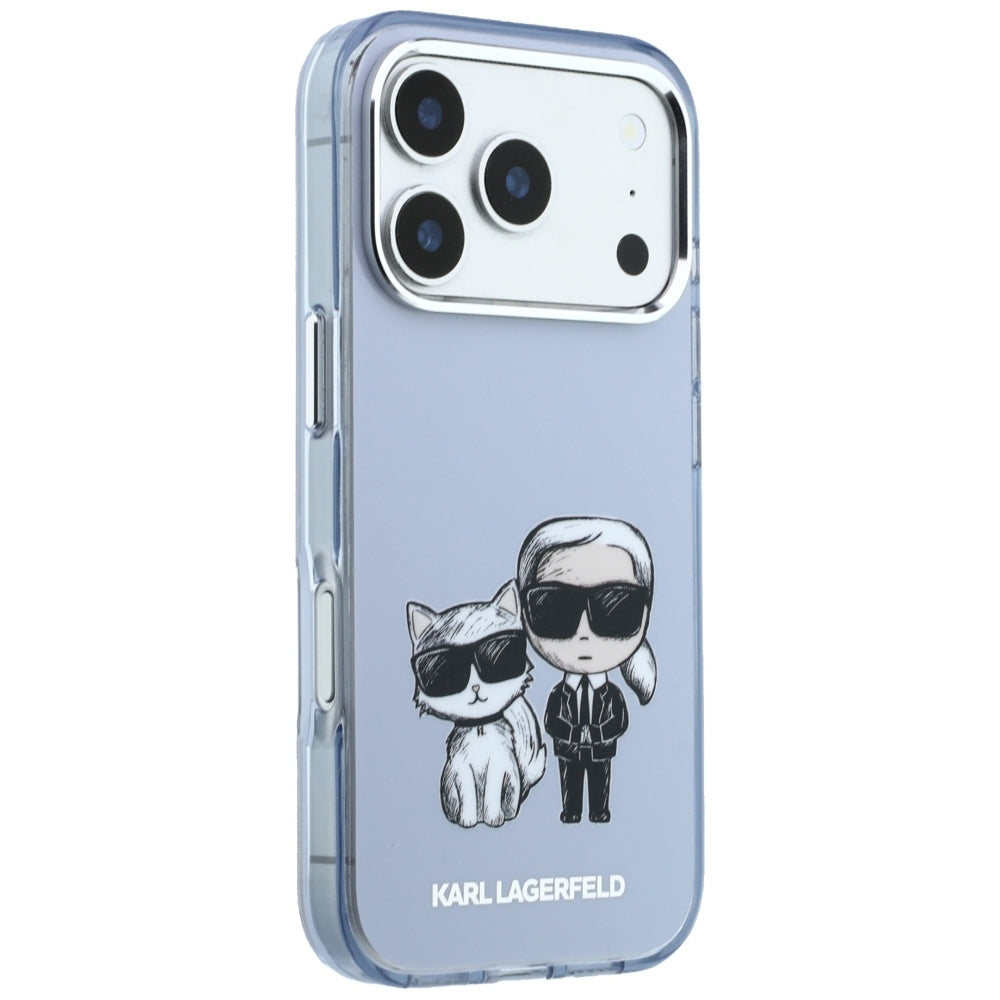 Θήκη MagSafe για Apple iPhone 18 Pro Max / 17 Pro Max, Karl Lagerfeld, IML KC Bodies Sketch Print, Μπλε