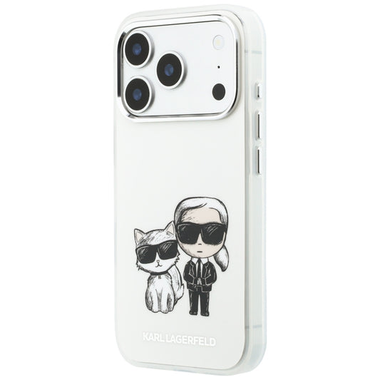 Θήκη MagSafe για Apple iPhone 18 Pro Max / 17 Pro Max, Karl Lagerfeld, IML KC Bodies Sketch Print, Μπεζ