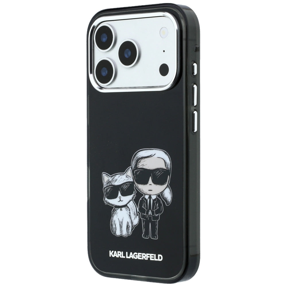 Θήκη MagSafe για Apple iPhone 18 Pro Max / 17 Pro Max, Karl Lagerfeld, IML KC Bodies Sketch Print, Μαύρο
