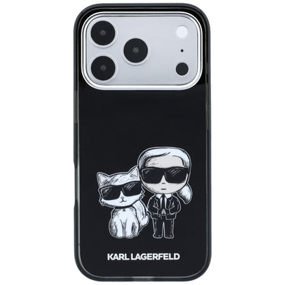 Θήκη MagSafe για Apple iPhone 18 Pro Max / 17 Pro Max, Karl Lagerfeld, IML KC Bodies Sketch Print, Μαύρο