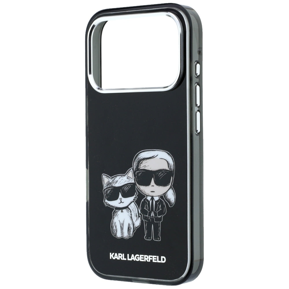 Θήκη MagSafe για Apple iPhone 18 Pro Max / 17 Pro Max, Karl Lagerfeld, IML KC Bodies Sketch Print, Μαύρο