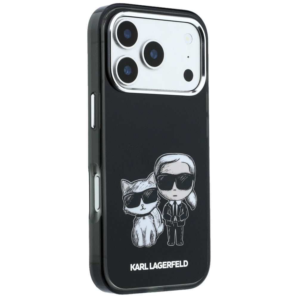Θήκη MagSafe για Apple iPhone 18 Pro Max / 17 Pro Max, Karl Lagerfeld, IML KC Bodies Sketch Print, Μαύρο