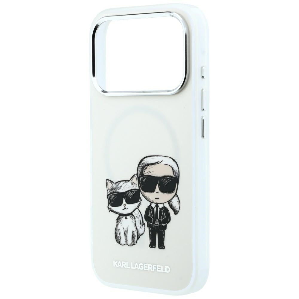 Θήκη MagSafe για Apple iPhone 18 Pro Max / 17 Pro Max, Karl Lagerfeld, KC Bodies Sketch, Μπεζ