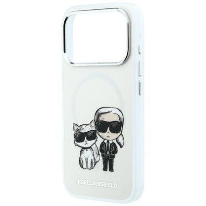 Θήκη MagSafe για Apple iPhone 18 Pro Max / 17 Pro Max, Karl Lagerfeld, KC Bodies Sketch, Μπεζ