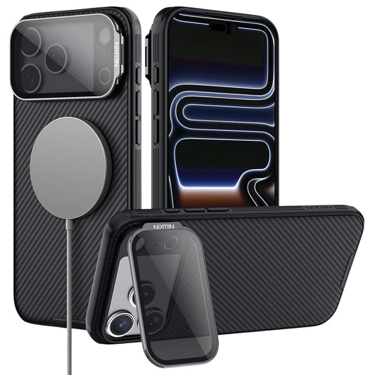 Θήκη MagSafe για Apple iPhone 18 Pro Max / 17 Pro Max, Nillkin, CamShield Prop, Μαύρη
