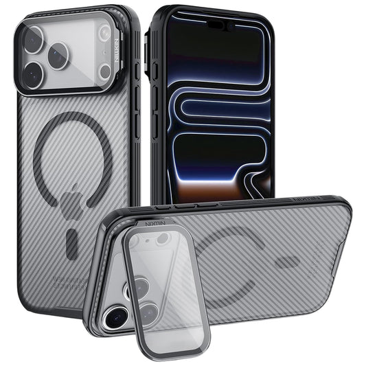 Θήκη MagSafe για Apple iPhone 18 Pro Max / 17 Pro Max, Nillkin, CamShield Prop, Μαύρη Διαφανής
