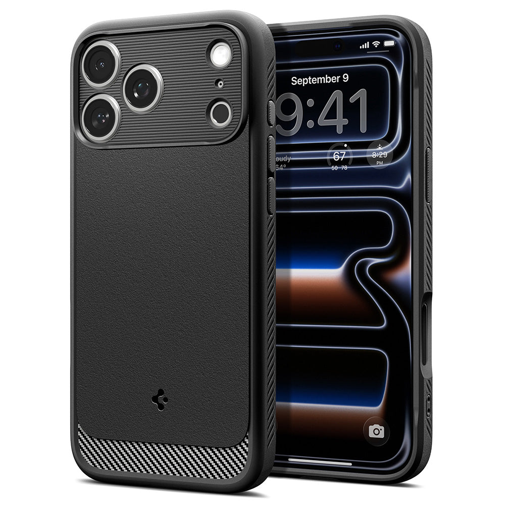 MagSafe Case for Apple iPhone 18 Pro Max / 17 Pro Max, Spigen, Rugged Armor, Matte Black ACS12109